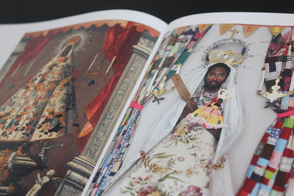 Peter Brathwaite als de Maagd van Guadalupe