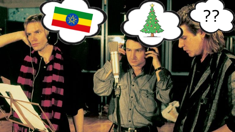 Of het kerst is in Ethiopië, Band Aid?